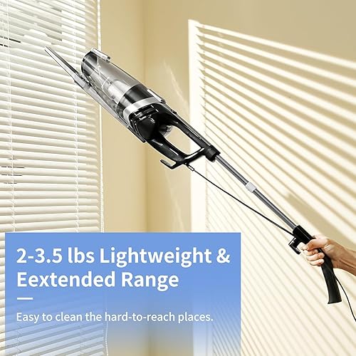 Miniatura 4 de 600W 20kpa Potente aspiradora con cable para pelo de mascotas y piso duro