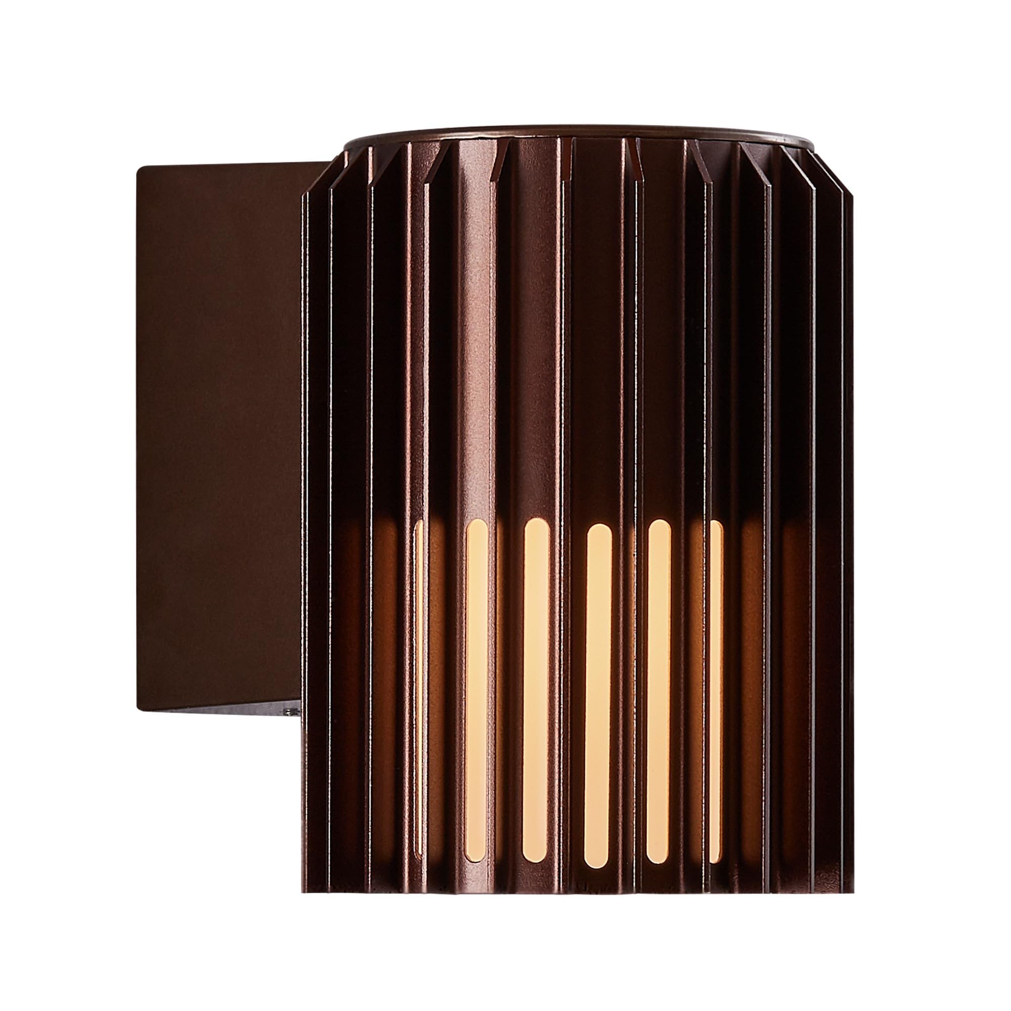 Nordlux Aludra Outdoor Wall Light - Seaside Brown Metallic - E27 Socket
