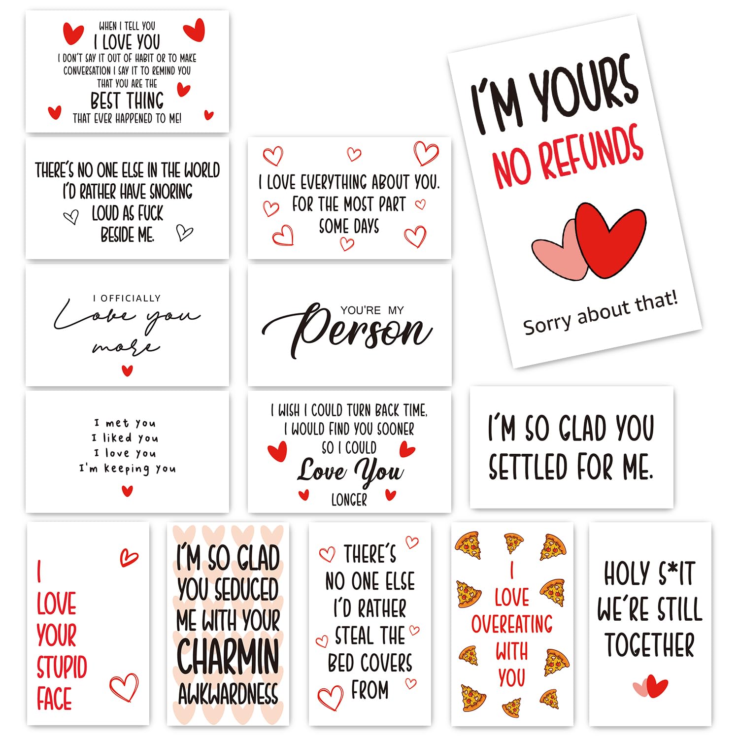 Amazon.com: Funny Mini Anniversary Cards Love Notes Cards with Envelopes, for Valentines Day Husband Wife Him Her Boyfriend Girlfriend, Lunch Box Notes Card 14 Pcs - FS230 : Home & Kitchen amazon-com-funny-mini-anniversary-cards-love-notes-cards-with-envelopes-for-valentines-day-husband-wife-him-her-boyfriend-girlfriend-lunch-box-notes-card-14-pcs-fs230-home-kitchen