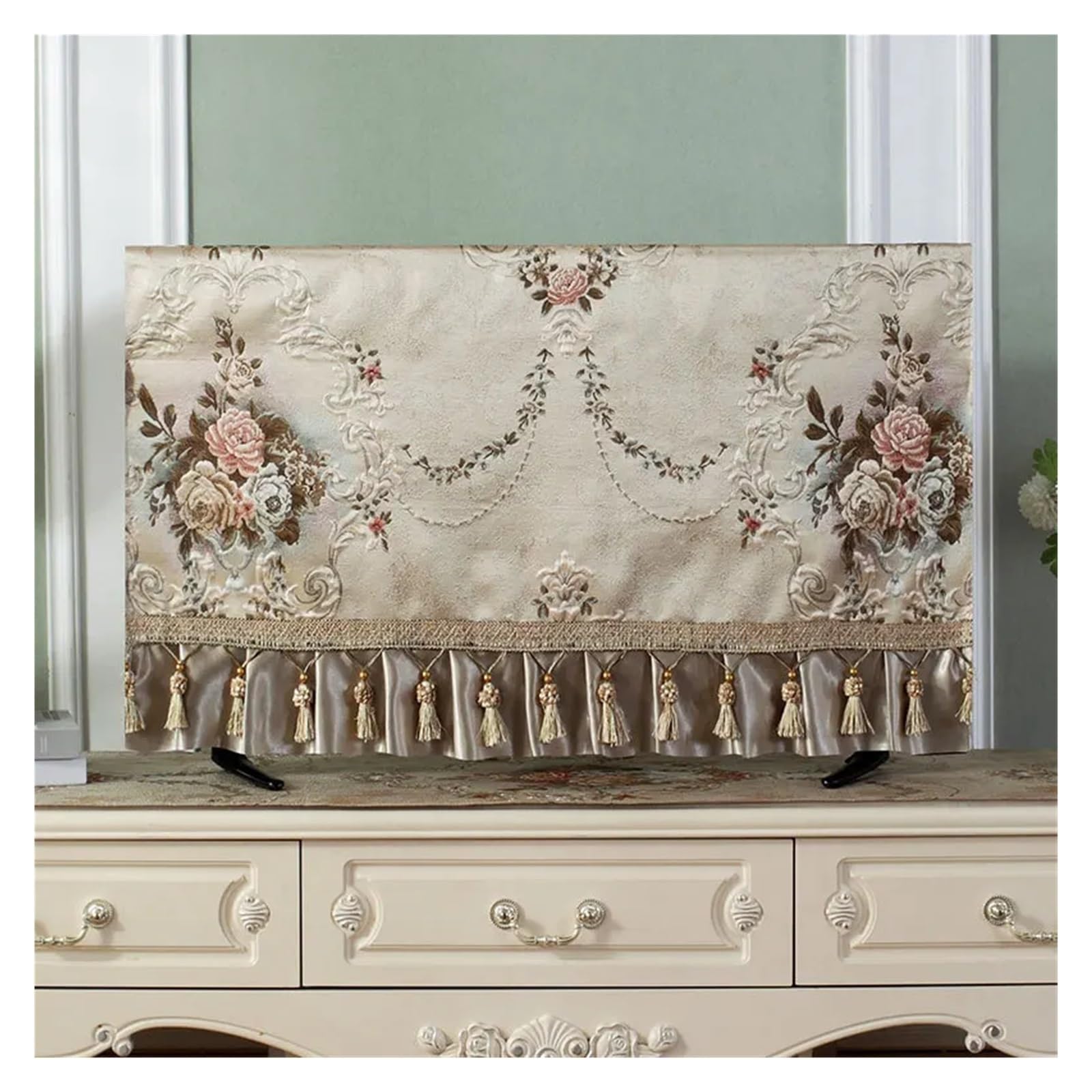 TV Cover Copertura TV Ricamo Valuta Da 32-70 Pollici Cappa Televisiva Semplice E Moderna Panno Antipolvere For(03,70 inch)