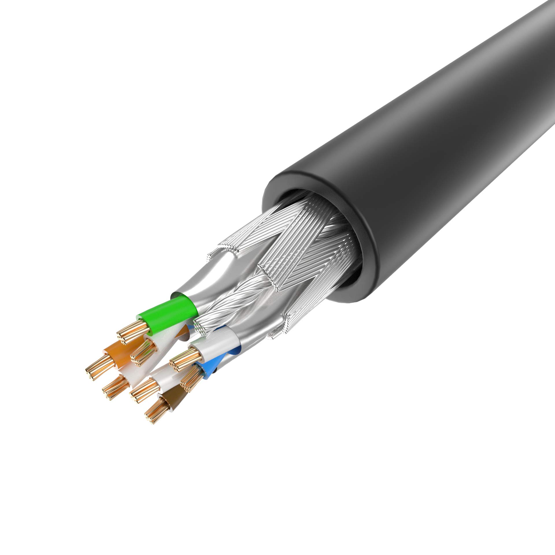 Amazon.co.jp: Postta LANケーブル 50M CAT7 ギガビット10Gbps 600MHz