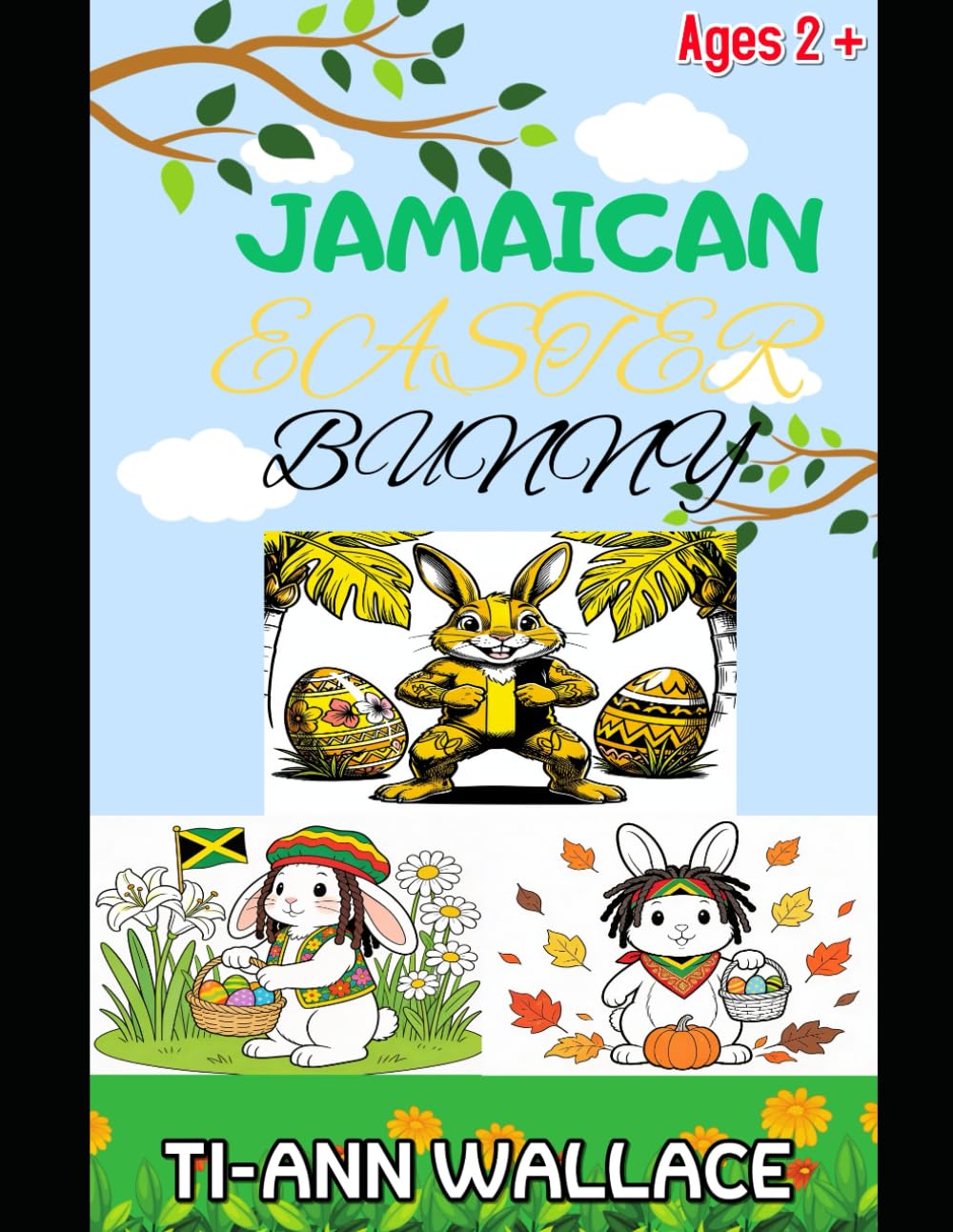 JAMAICAN EASTER BUNNY COLORING BOOK