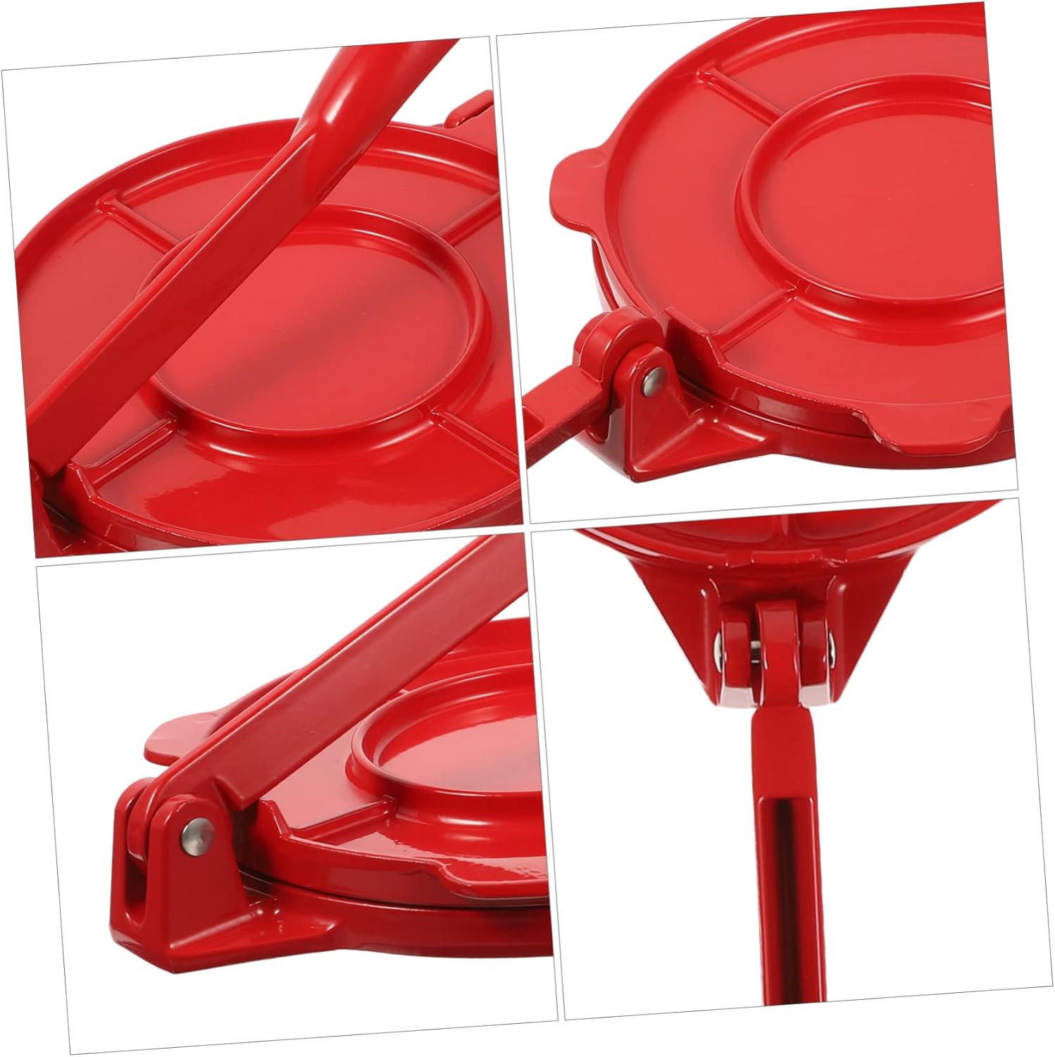 Aluminum Tortilla Press 8-Inch Manual Dough Press for Pizza and Tortillas Heavy-Duty Kitchen Tool for Homemade Cooking
