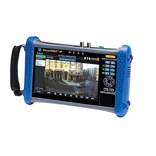 TREND Networks  R171000  SecuriTEST IP  Probador de cámara CCTV para sistemas IP digital  coaxial HD  analógicos  Configuración de la cámara,