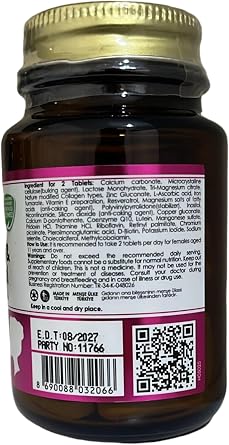 Multivitamin And Multimineral - 30 Tablets - Women/women
