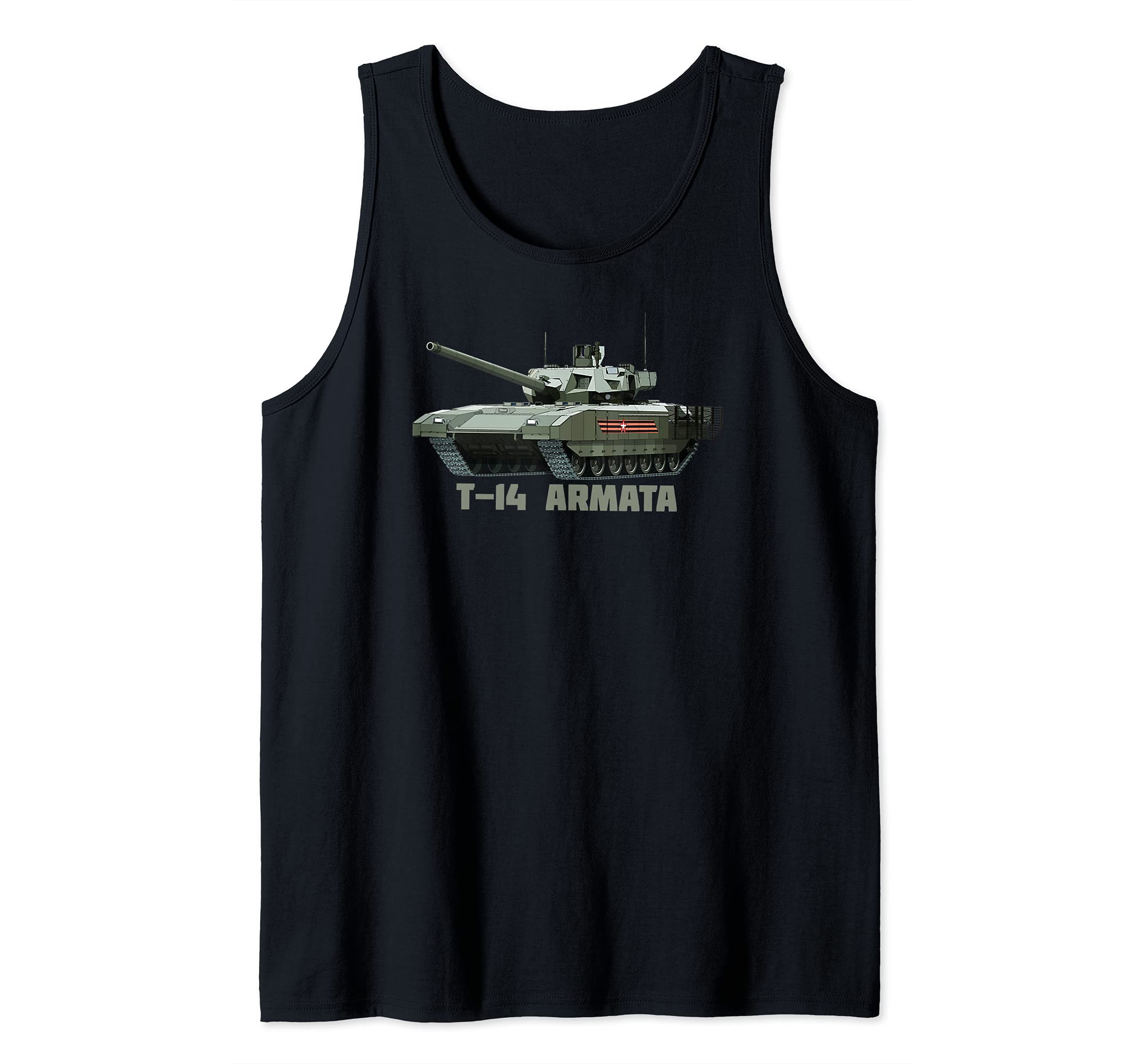 T-14 Armata Russian Main Battle Tank Tank Top, Black