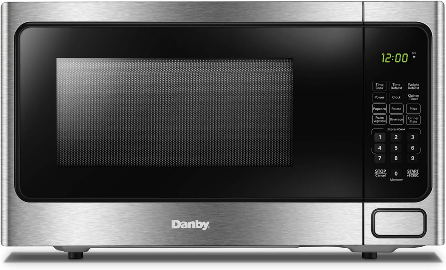 Danby DDMW1125BBS 1,000 Watts 1.1 Cu.Ft. Countertop Microwave with Push