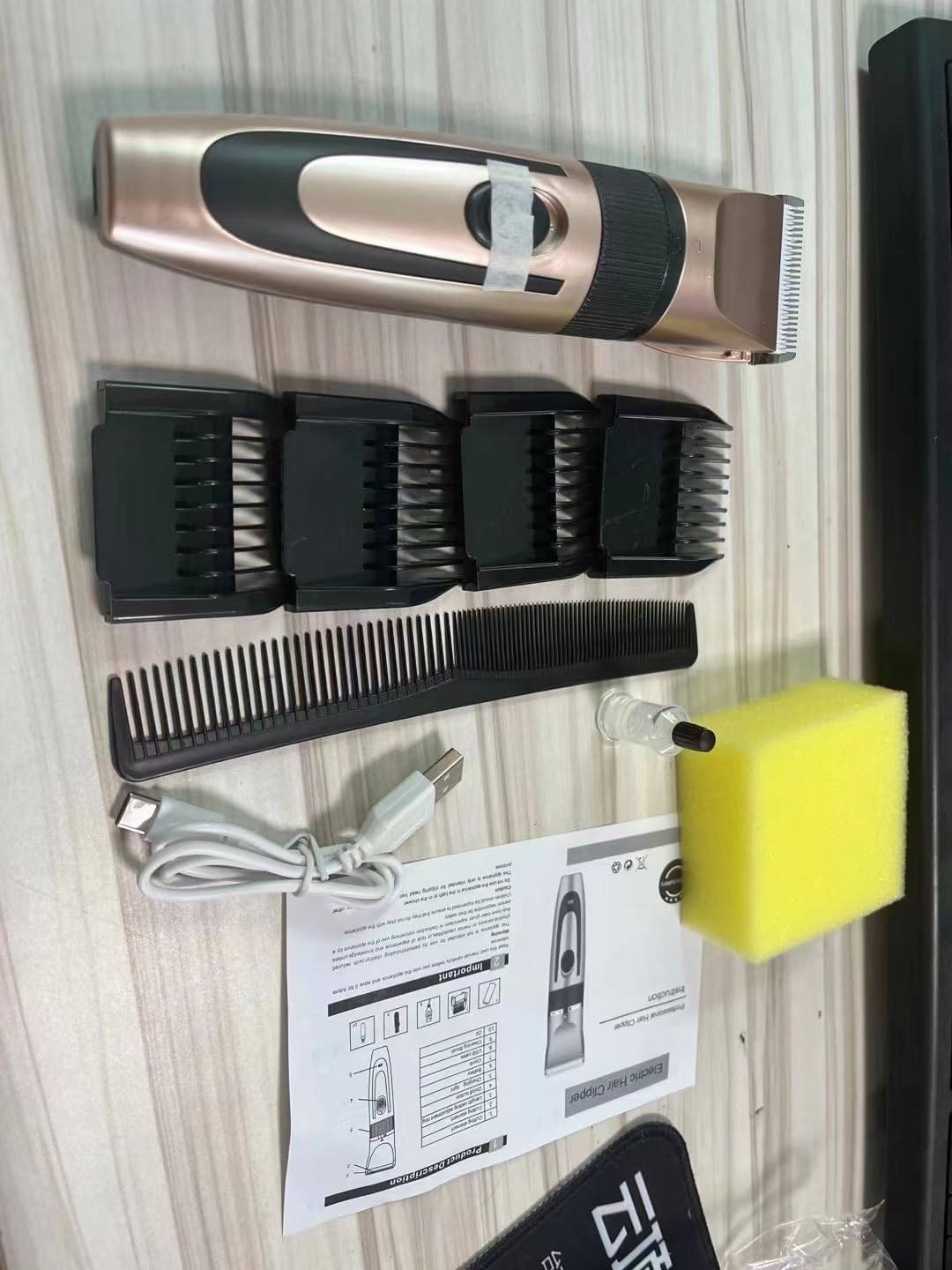 バリカン 電動バリカン防水 ばりかん 散髪用 低騒音 USB充電式 5段階調節可能 ヘアーカッター コードレス ヘアクリッパー LC
