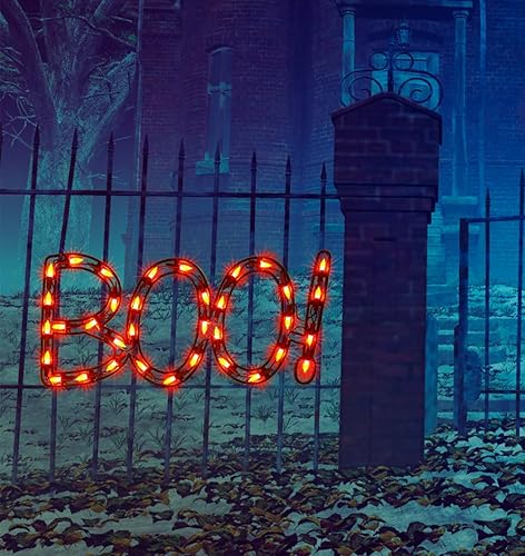 Miniatura 4 de Decoración de Silhoutte para ventana de Halloween con iluminación de 35L