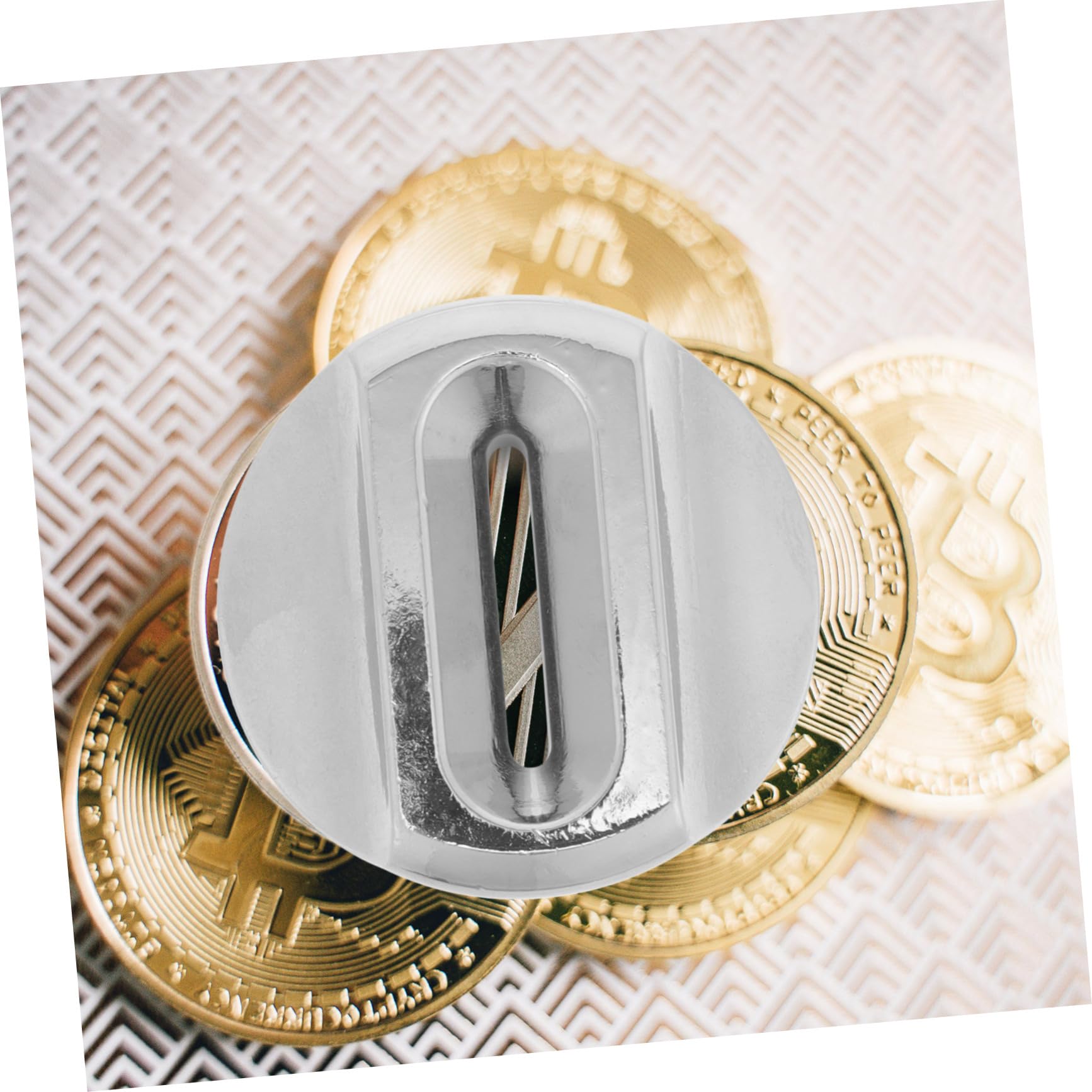 VILLCASE 3pcs Game Machine Vending Machine Coin Entrance Sturdy Metal Quick Slot