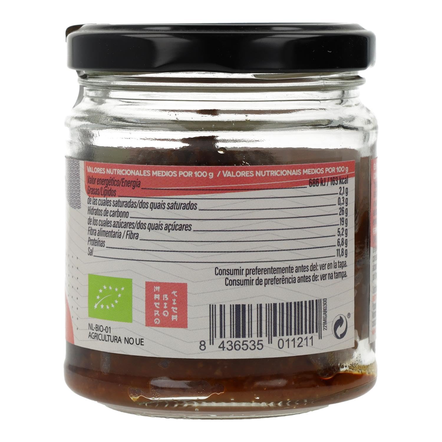 La Finestra Miso de garbanzos bio 150g no pasteurizado