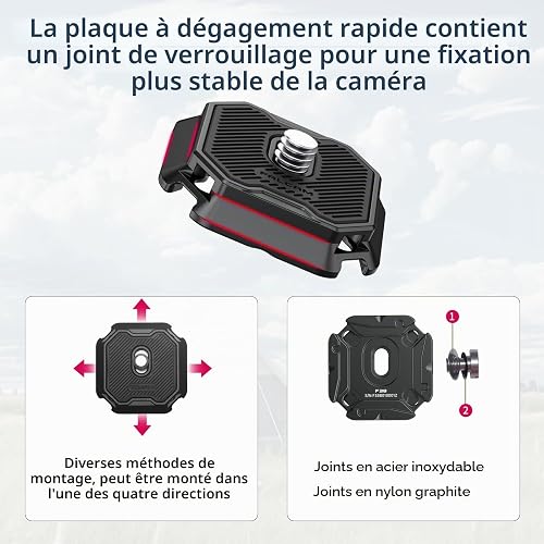 FALCAM F38 Kit Clip Camera V2, F38 Clip Backpack with Plate for Backpack Shoulder Strap and Camera F38B3803 - 9
