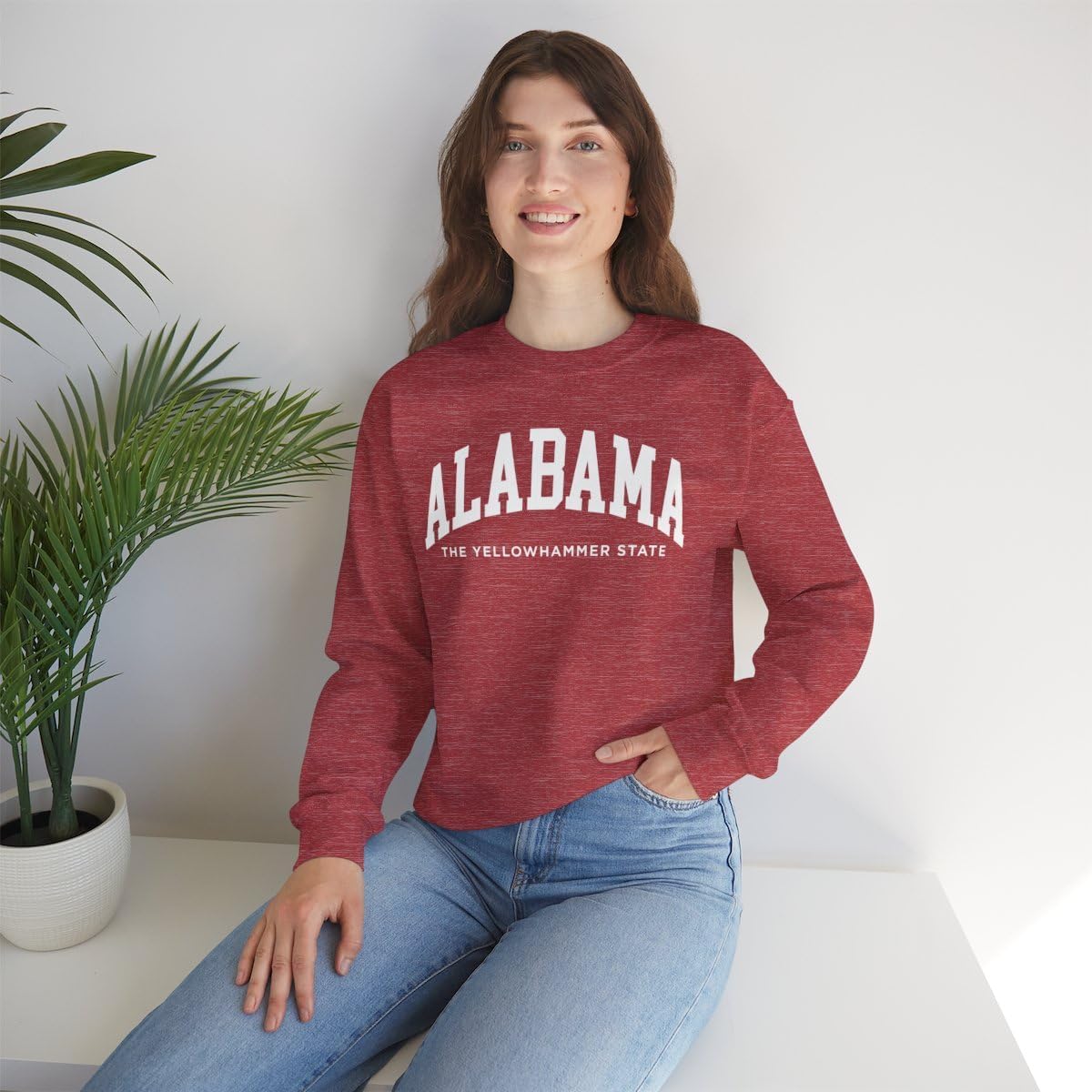 Alabama Adult Unisex Crewneck Sweatshirt - Image 2