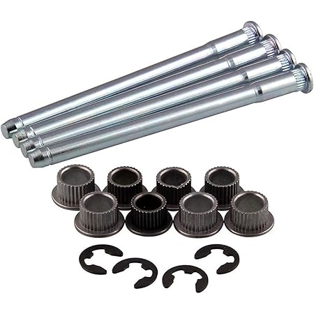 LEDAUT Compatible With Door Hinge Roller Pin Door Hinge Pin and Bushing Repair Kits (4 pins 2 Door) LEDAUT Replacement for Chevy GMC Fullsize Truck SUV 1988-2002