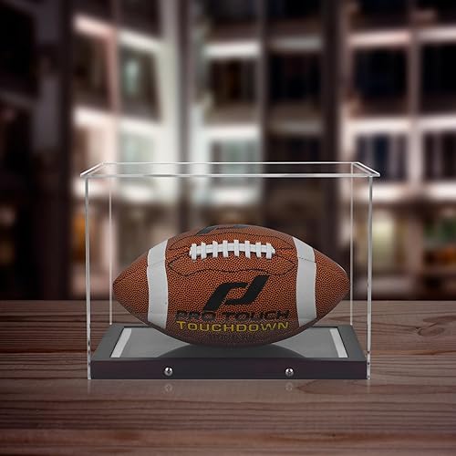 Miniatura 10 de LuxRound Mini Casco, Mini Casco, Mini Casco de Fútbol, Caja de exhibición de Acrílico para Mini Casco, Protección UV A Prueba de Polvo con Luz LED,