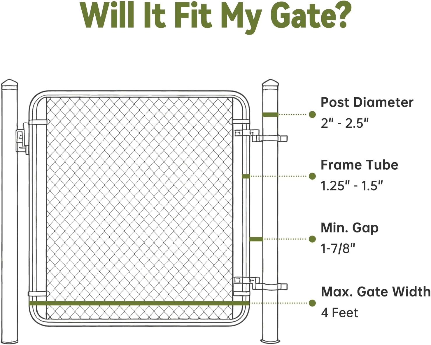 SPARKWHIZ Stainless Self-Closing Gate Closer, Automatic Chain Link Fence Gate Closer for Pool, Dog & Outdoor Gates