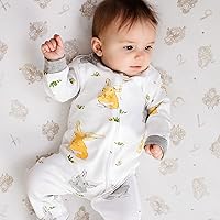 Vista 196 de Burt's Bees Baby - Pijama de una pieza para bebé, mameluco para dormir y jugar, algodón 100% orgánico, cremallera frontal Guitarra acústica.
