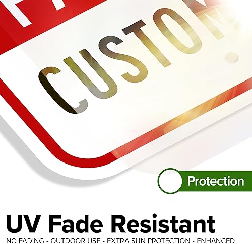 Miniatura 4 de My Sign Center - Letrero personalizado de no estacionamiento, letrero de estacionamiento reservado personalizado para negocios, 12 x 18 pulgadas,