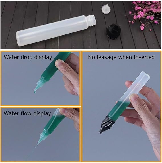 10 Pcs Pen Dropper Bottles, Plastic Dropper, Dropper With Cap, Liquid Dropper, Squeeze Empty Bottle, Mini Liquid Container