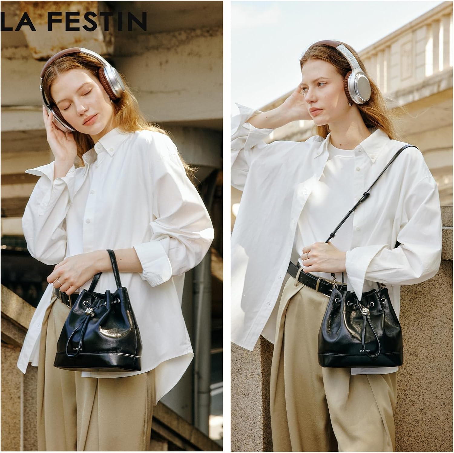 LA FESTIN Small Purse Leather Bags For Women: Shoulder Handbags Crossbody Clutch