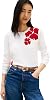 Suéter de cuello redondo de algodón para mujer Tommy Hilfiger 1