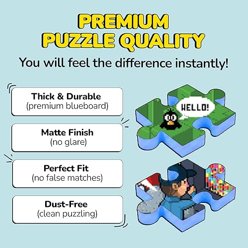 Miniatura 7 de Odd Pieces Rompecabezas de 1000 piezas con cómics de narración, final secreto, rompecabezas para adultos y niños misteriosos – 19.7 x 27.6 pulgadas