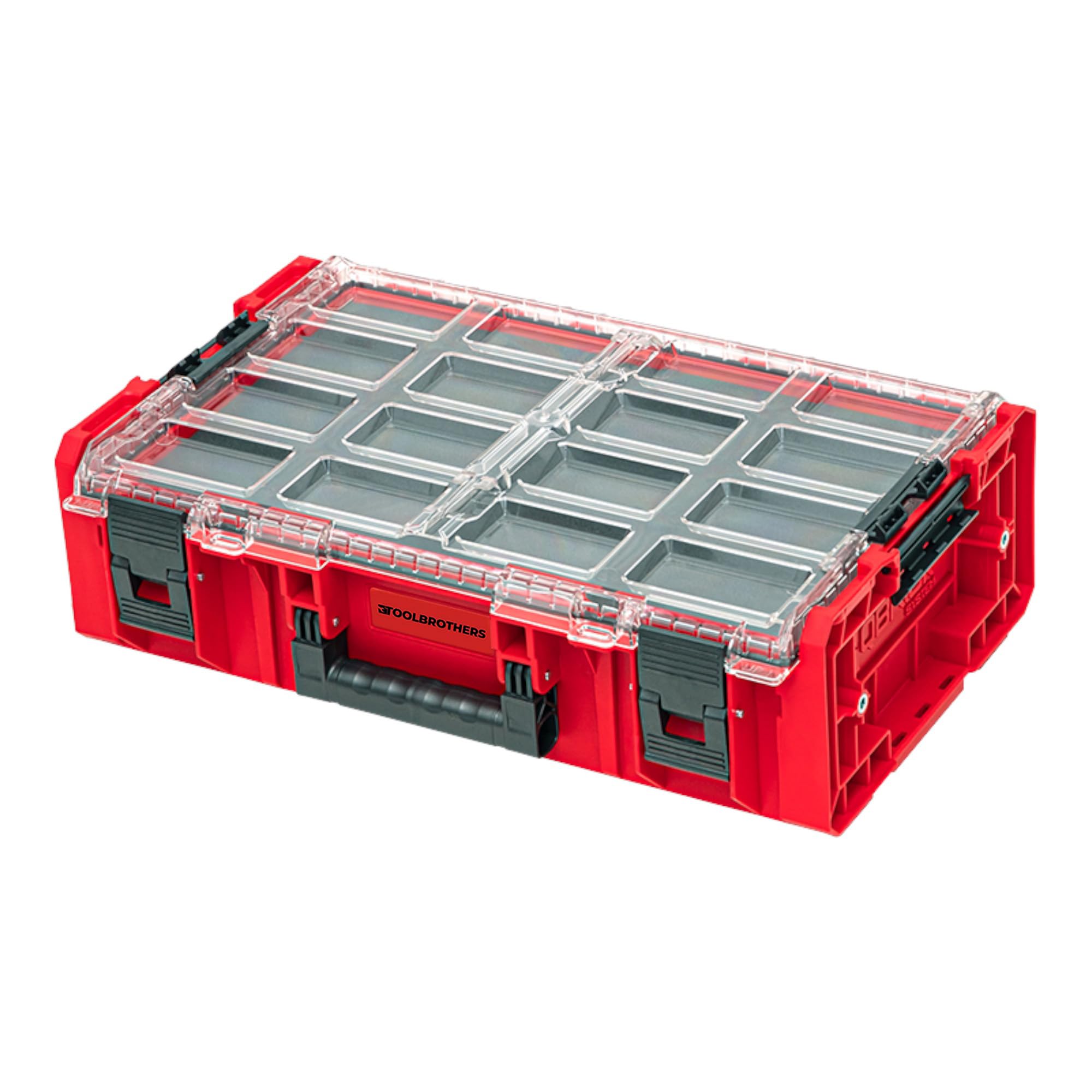 Toolbrothers RHINO XXL Organizer ULTRA altezza 2XL Custom Multilayer impilabile 582 x 387 x 172 mm 13,5 l IP66 con inserto in schiuma