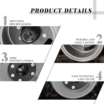 Motorcycle Flywheel Rotor for Suzuki AX100 2 Stroke Engine 100cc