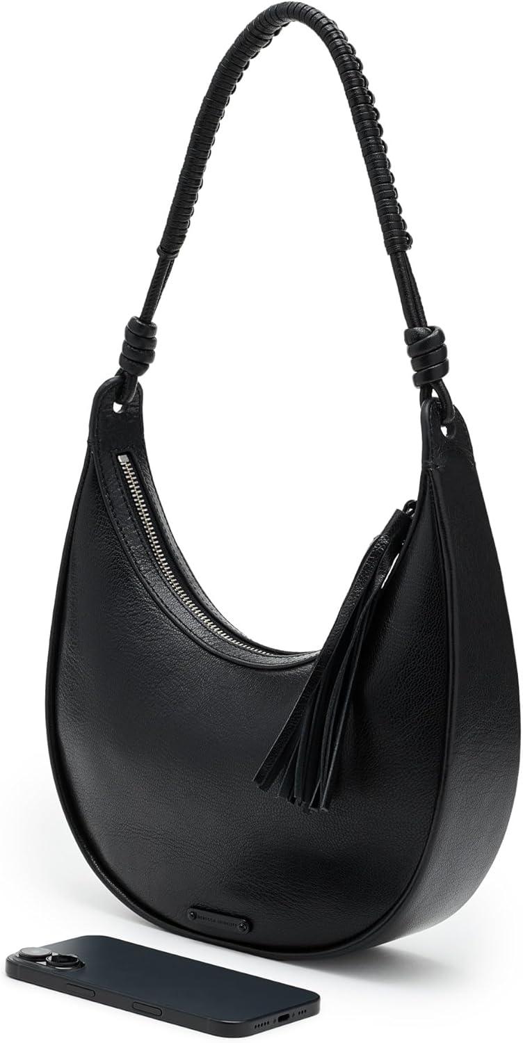 Rebecca Minkoff, Womens, Saige Shoulder Bag, Black, One Size