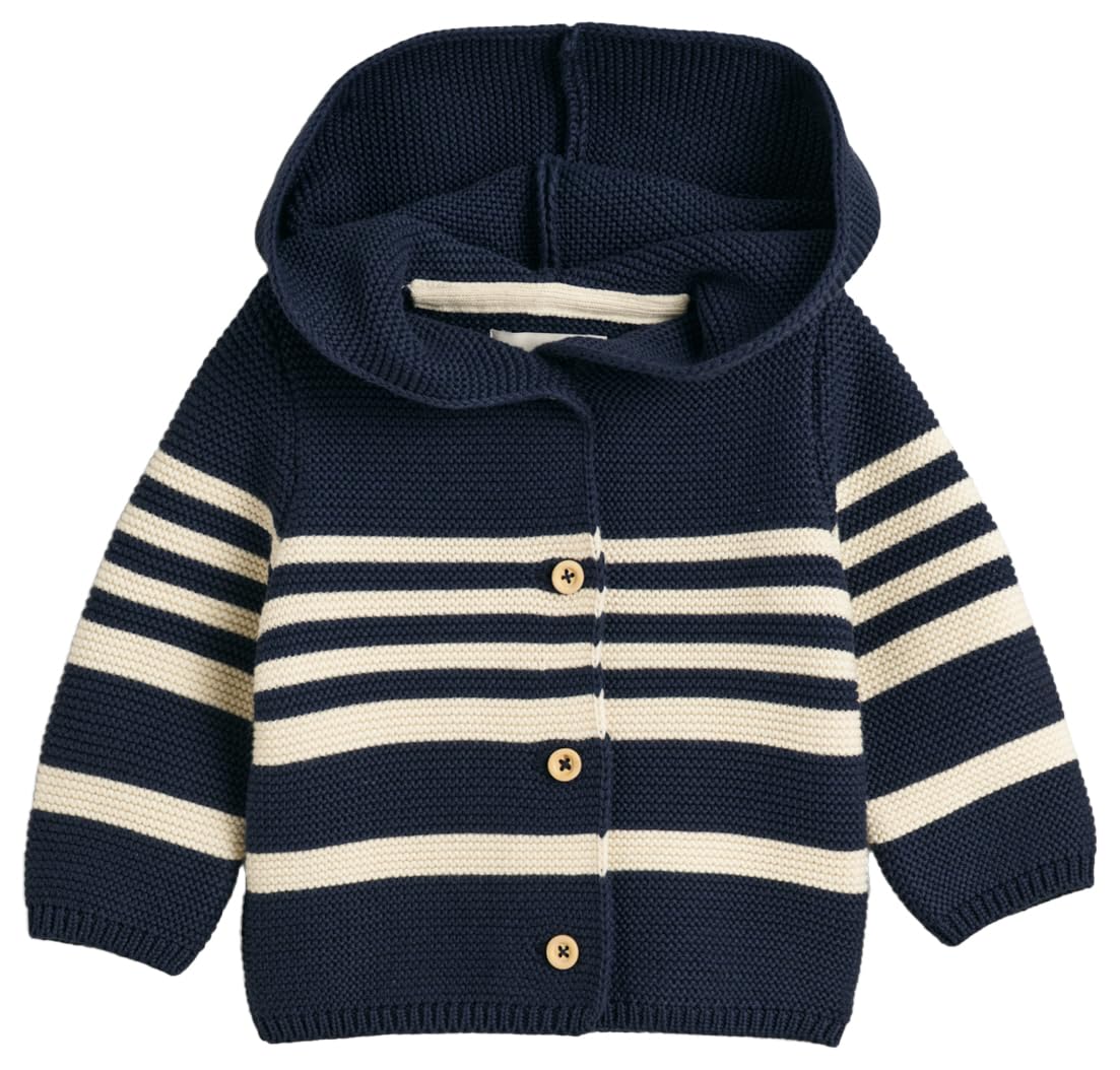 GANT Breton Striped Cardigan Suéter cárdigan Unisex bebé