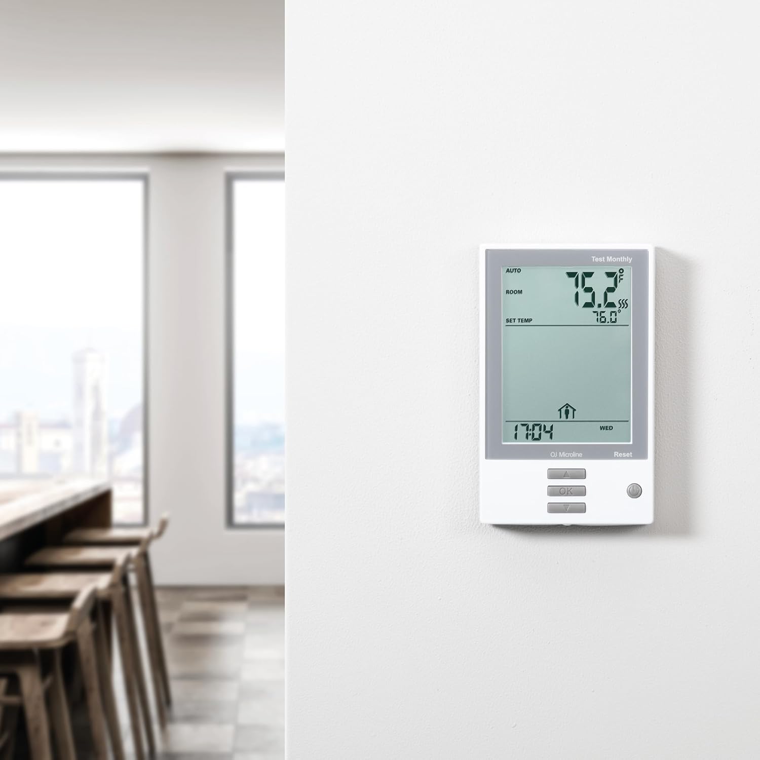 Stelpro Heated Floor Thermostat | Concerto PROGRAMMABLE for Electric Radiant in-Floor Heating | Easy Scheduling & Precise Control | Class A GFCI | 120V/208V/240V | Includes Floor Sensor | White