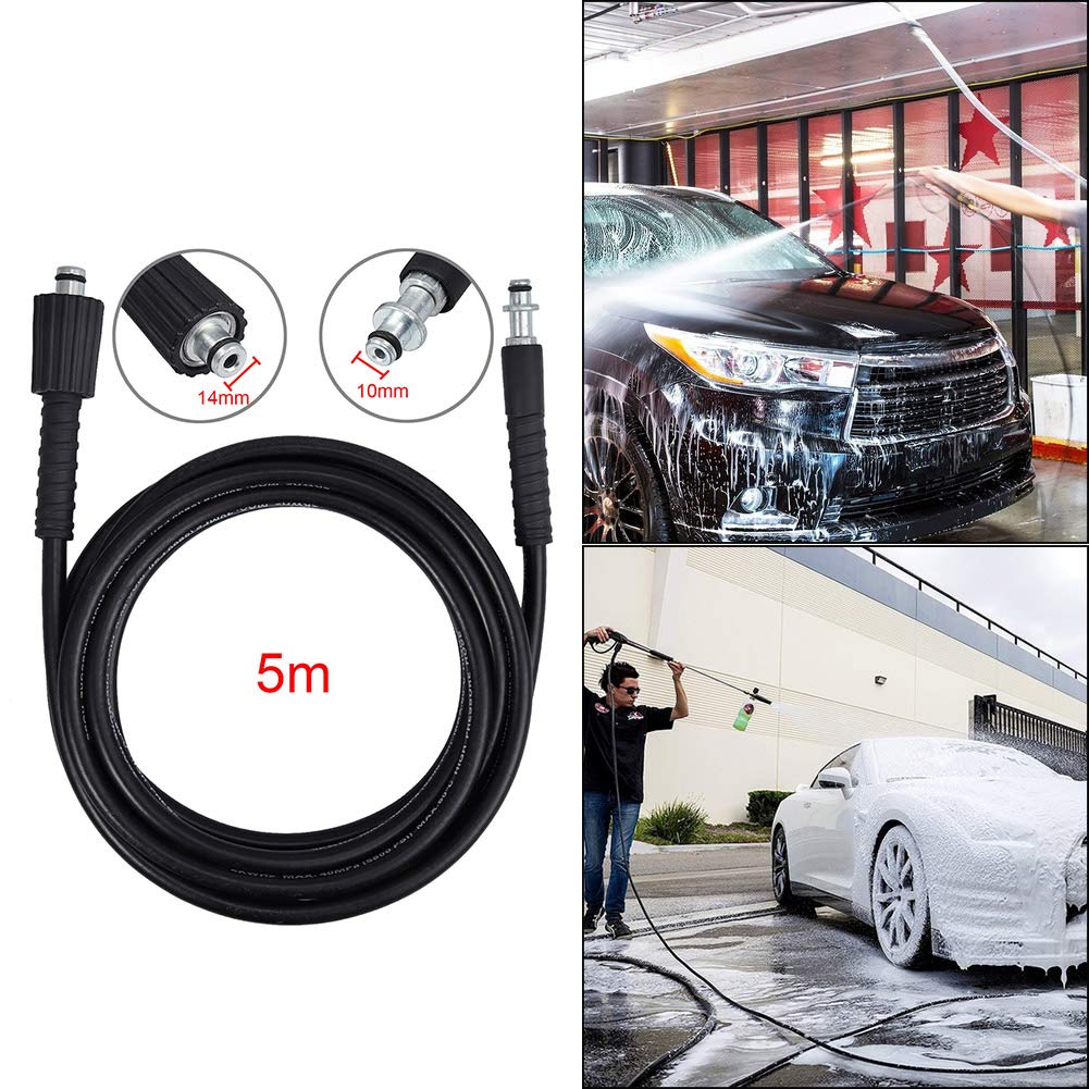 Tuyau Haute Pression 5m Ultra Résistant Pour Kärcher K2 K3 K4 K5 K7 – Quick Connect Des Deux Côtés – Jusqu'à 200 Bars !