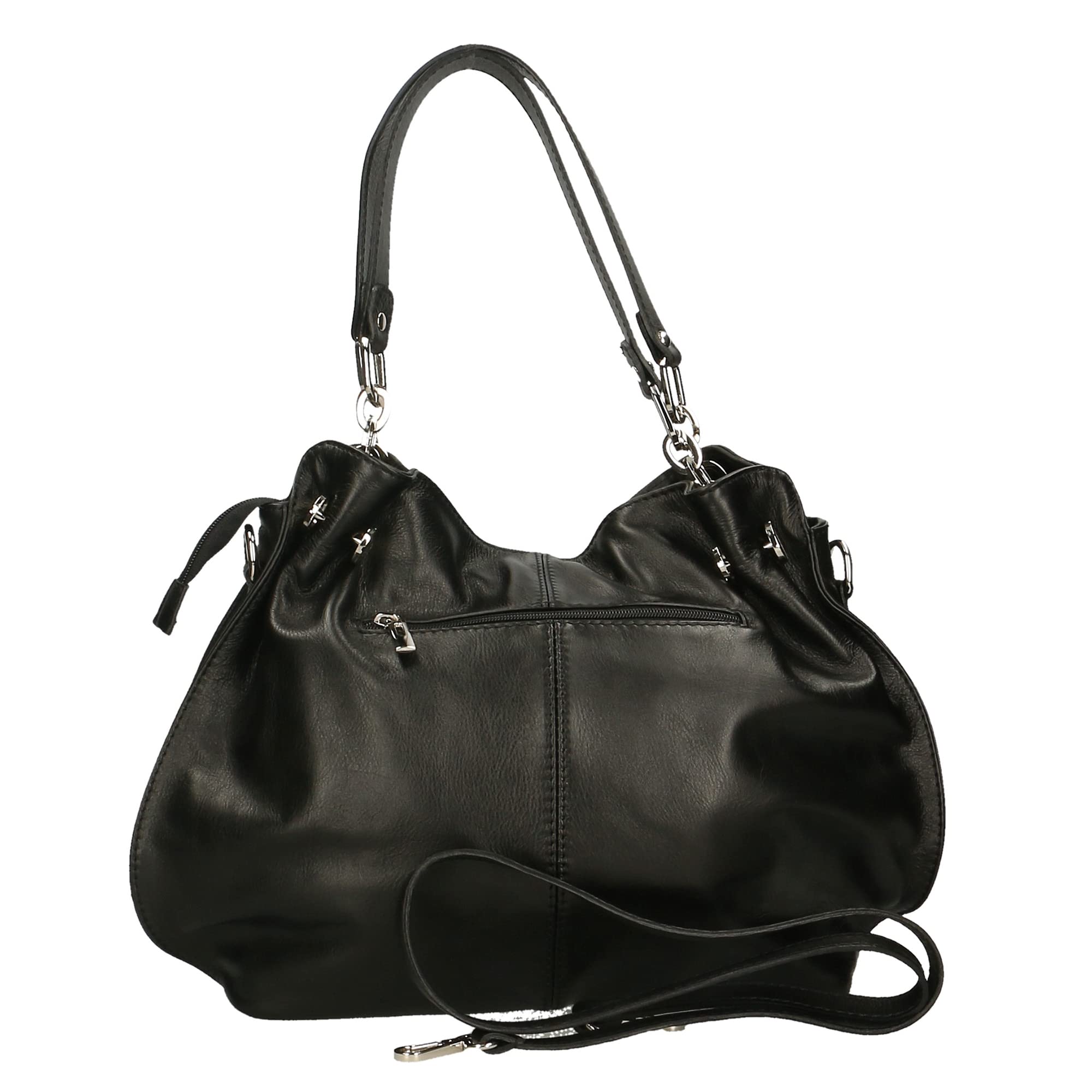 Gave Lux Damen Echtleder Schultertasche, Weiche Shopper Tote & Umhängetasche, Praktische City Bag 38x30x12 cm, GLX22330523FBG