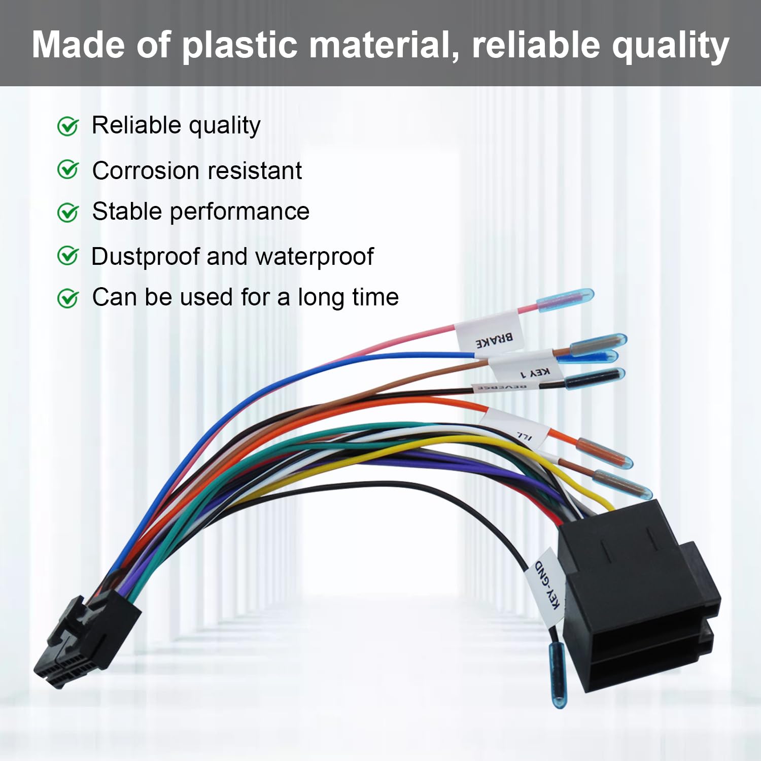 1 Pièce Adaptateur De Faisceau 20 Broches Vers ISO Adaptateur Stereo De Voiture De Remplacement Fils Daccessoires Universels Avec Lignes De Commande Au Volant Et Inverse 215 Cm 87701562 1 Pièce Adaptateur De Faisceau 20 Broches Vers ISO Adaptateur Stereo De Voiture De Remplacement Fils Daccessoires Universels Avec Lignes De Commande Au Volant Et Inverse 215 Cm 87701562