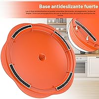 Vista 4 de Desmenuzadora de Pollo Desmenuzadora Grande de Pechuga de Pollo Herramienta Giratoria con Cepillo y Tenedor, Máquina Desmenuzadora de Carne Visible