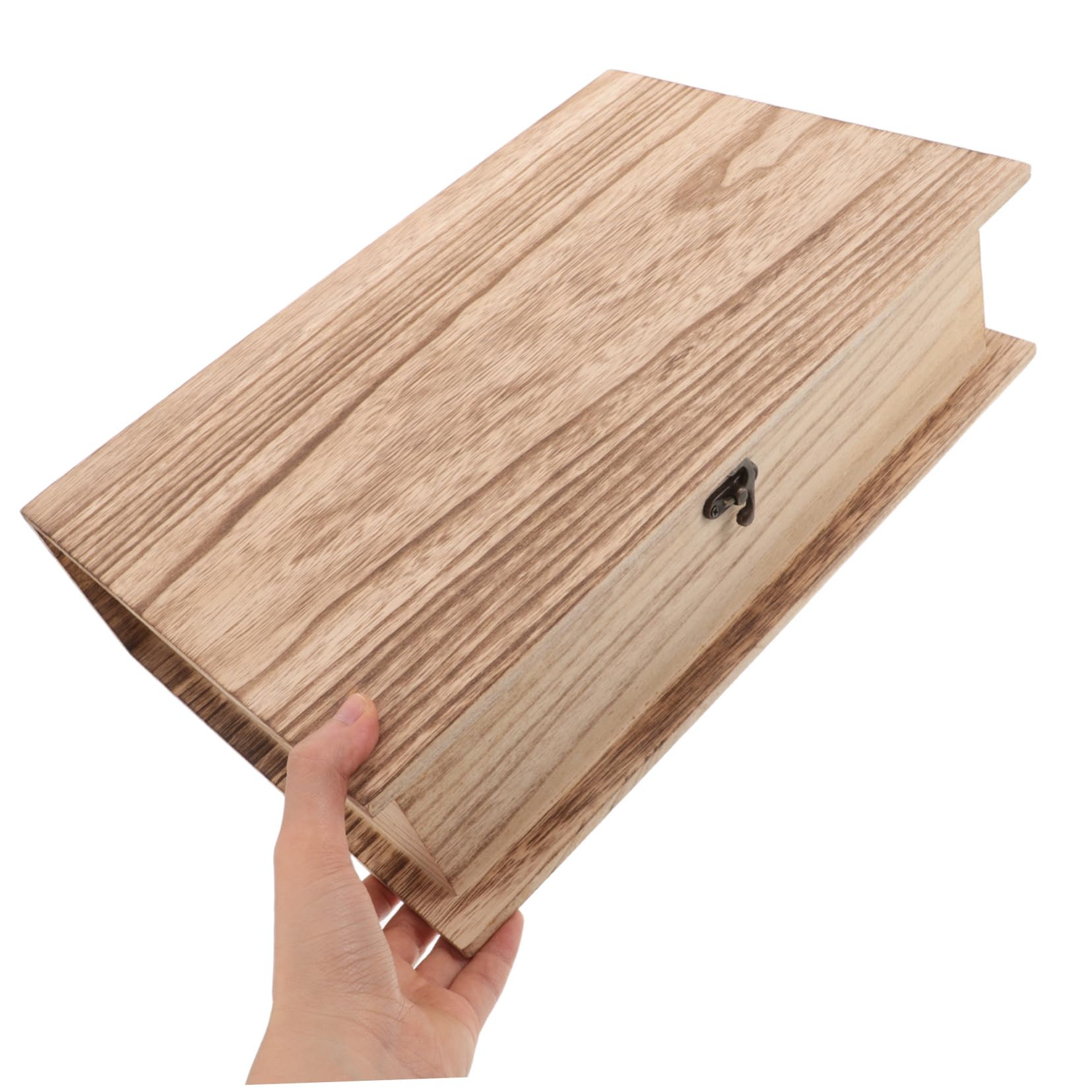 Hemobllo 2 Piezas Caja de Madera para Guardar la Biblia Caja de Recuerdos de Madera Organizador Clásico para Joyas y Tarjetas para Estudio y Dormitorio
