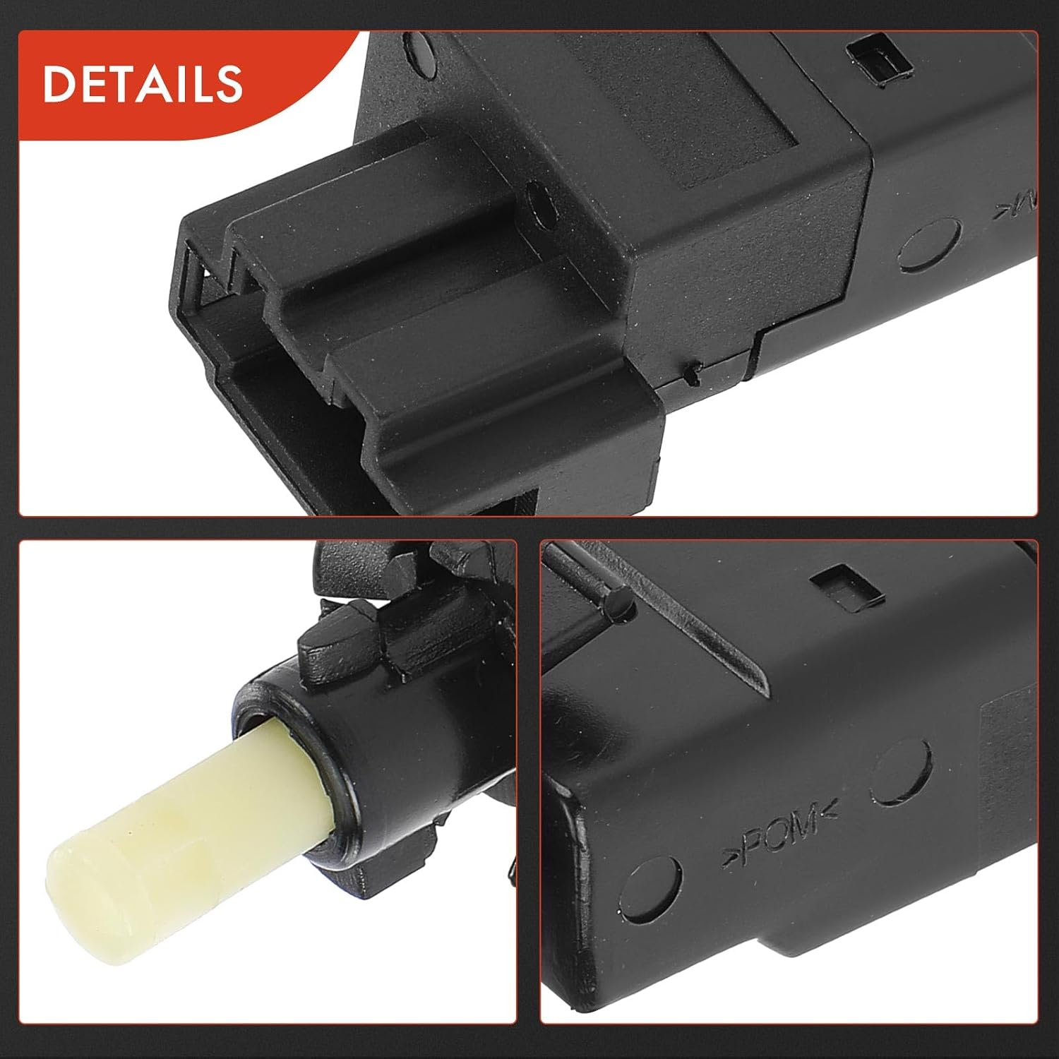 A-Premium Brake Light Switch Lamp Compatible with Mercedes-Benz E320 2003-2006, E350 2006, E500 2003-2006, E55 AMG 2003-2006, CLS500 2006, CLS55 AMG 2006, 2 Pins, Replace# 00154500928, 0015454009