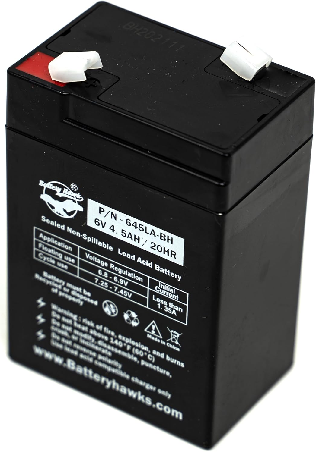 (3 Pack) ELB-0604 Battery ELB0604 SLA Sealed Lead Acid 6V4.5AH for Exit Sign Emergency Light 6V 4.5AH Battery UB645 SLA0905 AH 4.0 AMP Hour 120255