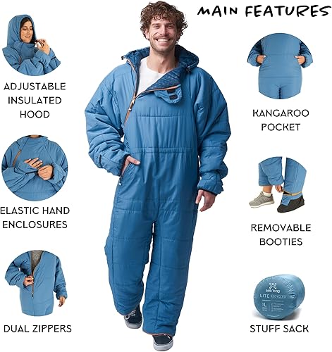 Miniatura 2 de Selk'bag Lite 6G - Saco de dormir para interior y exterior, para camping, viajes en autocaravanas, festivales, salón