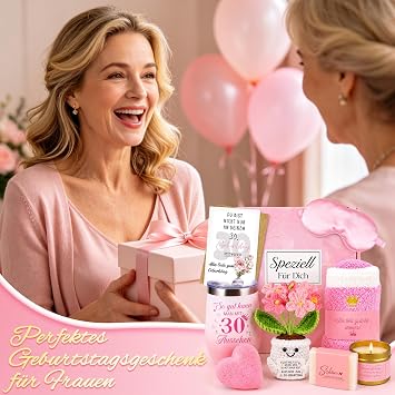 TUZELIYA Birthday Gift for Women 8 Pieces Beautiful Gift Set for Birthday Mother's Day Valentine's Day Christmas Gift Idea for Best Friend Mum Sister Wife Grandma