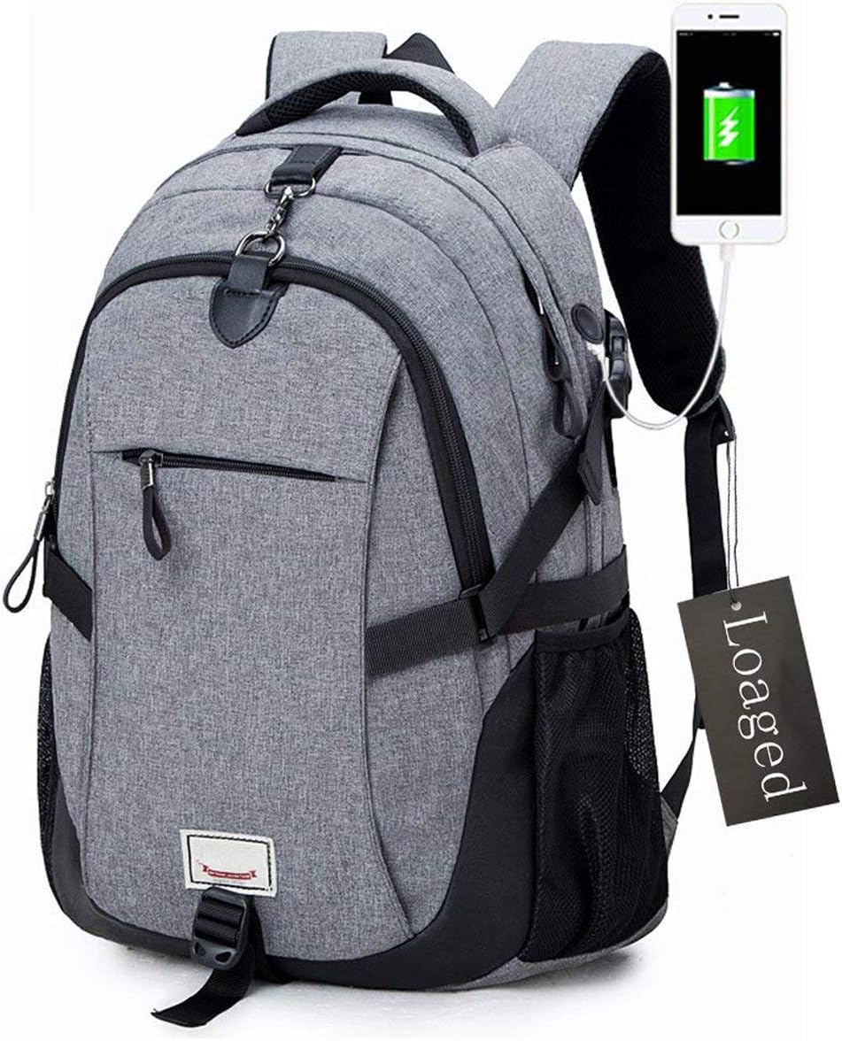 Anti-theft Travel Laptop Backpack,Water Resistant Bag with USB for School