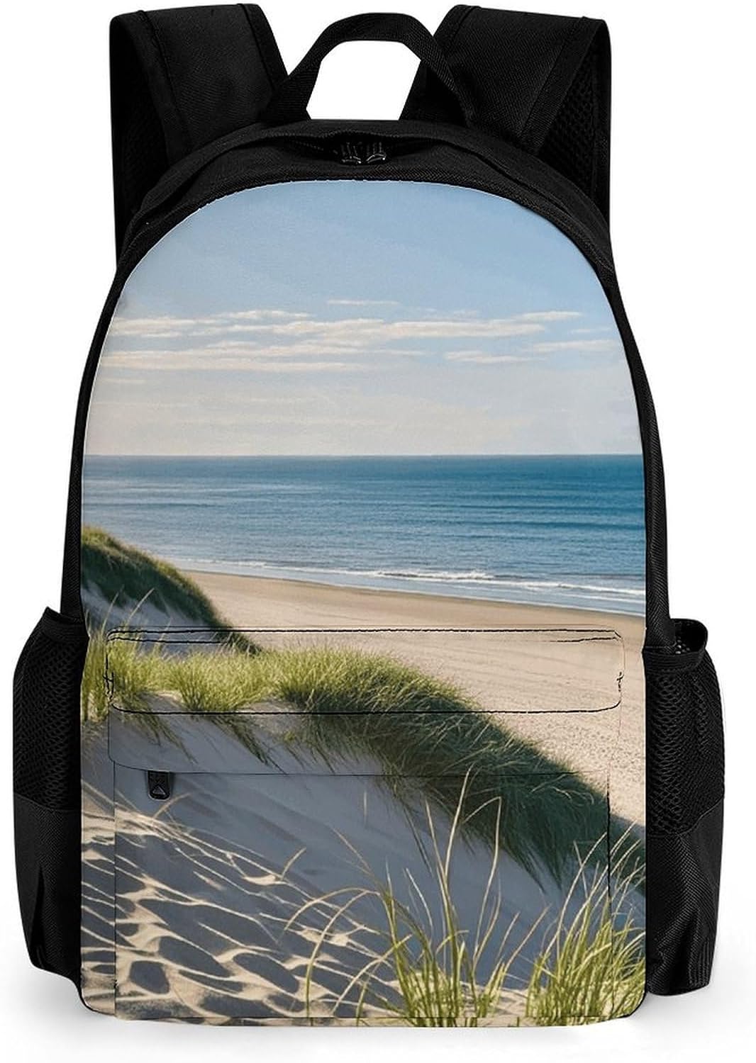 16 in Beach Dunes Backpack with Front & Side Pockets