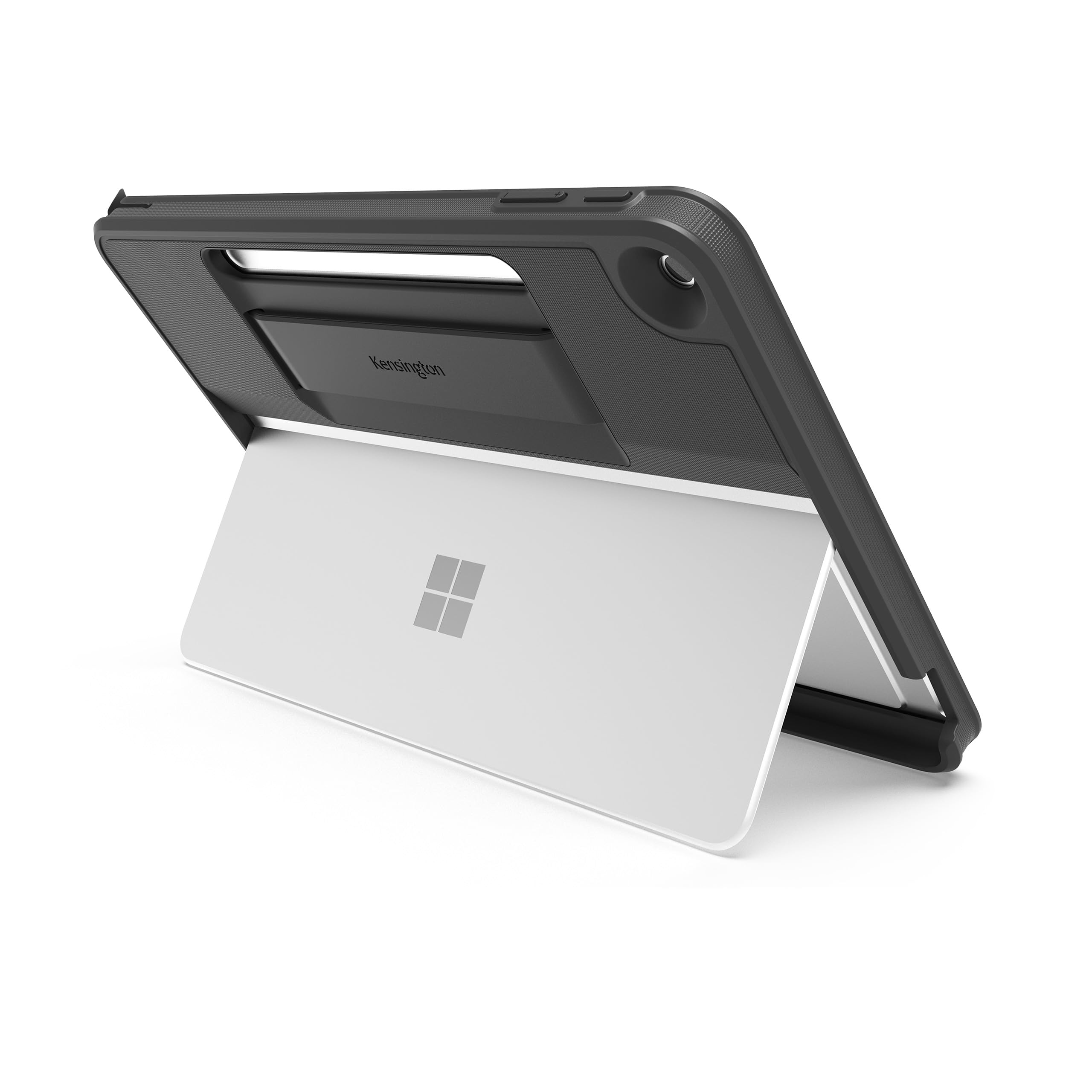 Kensington Custodia rinforzata BlackBelt EQ per Tablet Microsoft Surface Pro 12" 1st Edition, protezione di livello militare, cover leggera autoportante, compatibile con Surface Pro, K96542EU, Nero