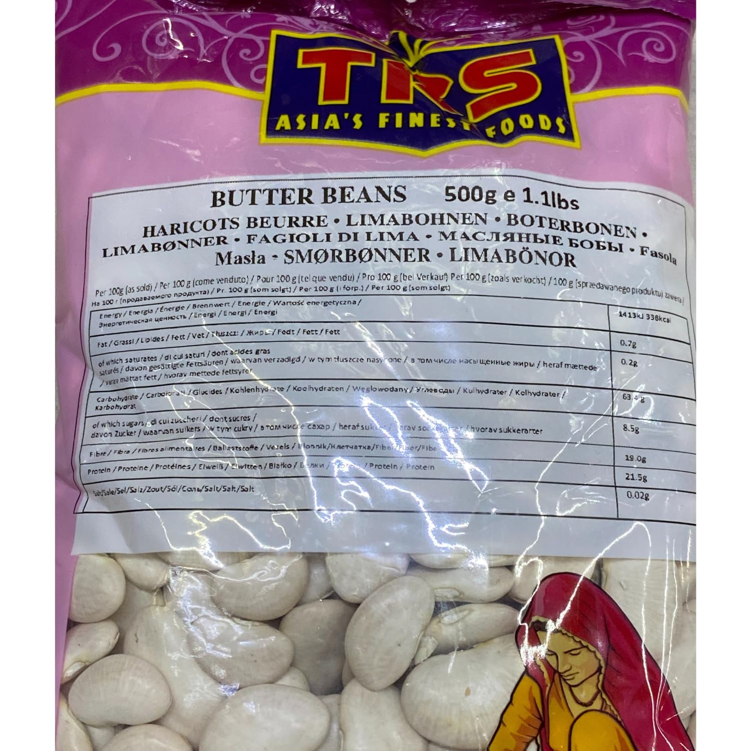 TRS - Haricots de Lima - Multipack (20 X 500 GR)