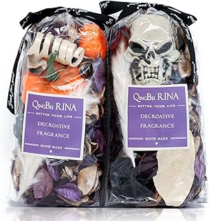 Qingbei Rina Halloween Potpourri Bags,Black Potpourri Bowl Filler,Decora...