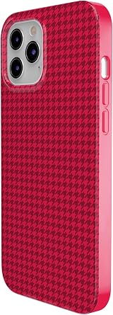 Casely iPhone 11 Pro Max Case | Best Dressed | Red Houndstooth | Classic Ultra Slim Design