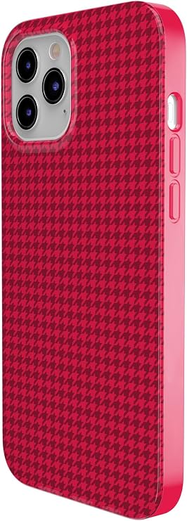 Casely iPhone 11 Pro Max Case | Best Dressed | Red Houndstooth | Classic Ultra Slim Design