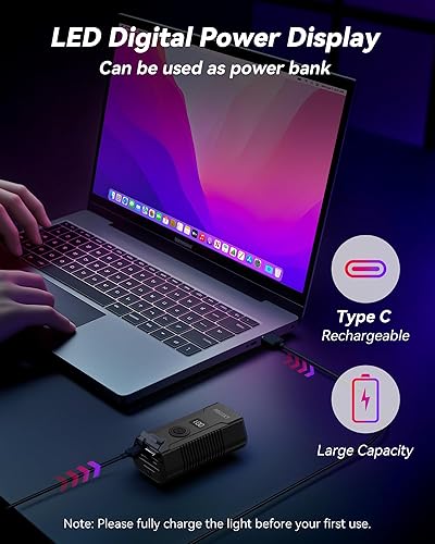 Miniatura 4 de Bike Lights, 2025 New Bike Headlight, USB-C Rechargeable Bicycle Light, Aluminum Alloy Waterproof Bike Lights for Night Riding, 6+4 Modes for Adult