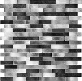 Decopus Peel and Stick Backsplash Metal Tile(...,