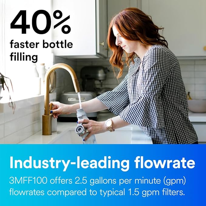 Filtro de agua para cocina 3M Aqua-Pure bajo mesada miniatura 2